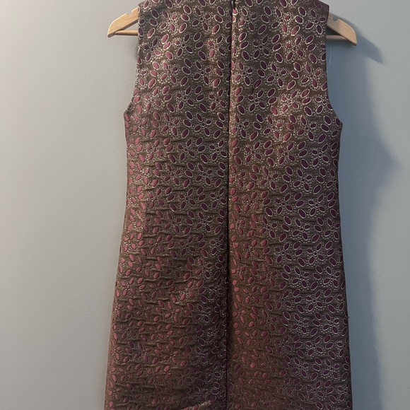 Purple and gold Red Valentino dress - Picture 2 of 4